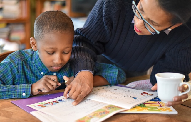 Parent and child reading